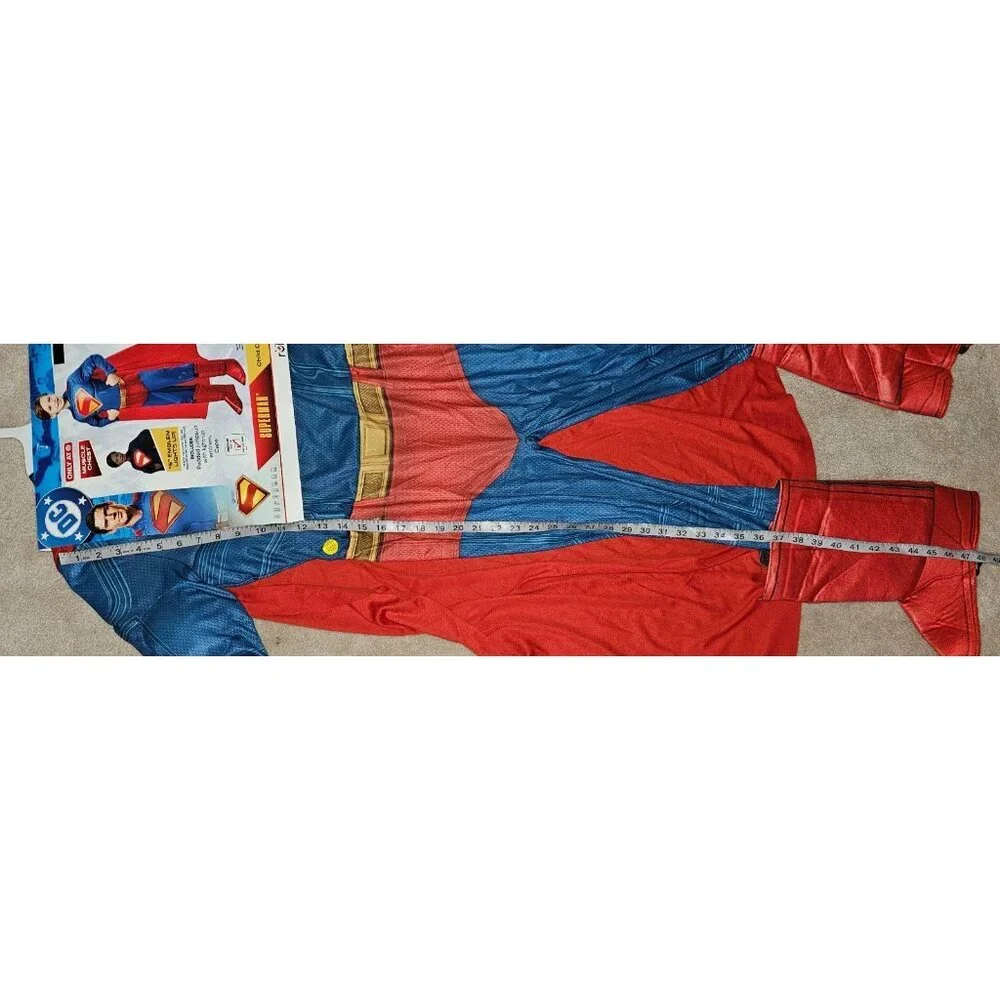 NEW Superman Halloween Costume DC Rubies Boys Medium 7/8 For 6-8 Years Light-Up